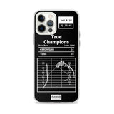 Greatest USC Football Plays iPhone Case: True Champions (2004)