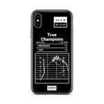 Greatest USC Football Plays iPhone Case: True Champions (2004)