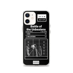 Greatest USC Football Plays iPhone Case: Battle of the Unbeatens (2005)