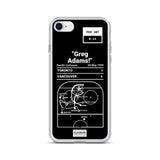 Greatest Canucks Plays iPhone Case: "Greg Adams!" (1994)