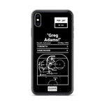 Greatest Canucks Plays iPhone Case: "Greg Adams!" (1994)