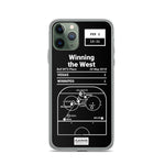 Greatest Knights Plays iPhone Case: Winning the West (2018)