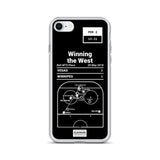 Greatest Knights Plays iPhone Case: Winning the West (2018)