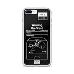 Greatest Knights Plays iPhone Case: Winning the West (2018)