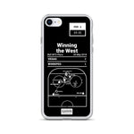 Greatest Knights Plays iPhone Case: Winning the West (2018)