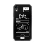 Greatest Knights Plays iPhone Case: Winning the West (2018)