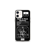 Greatest Knights Plays iPhone Case: Back-to-Back Shutouts (2019)