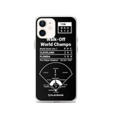 Greatest Marlins Plays iPhone Case: Walk-Off World Champs (1997)