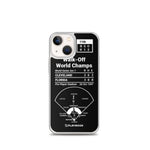 Greatest Marlins Plays iPhone Case: Walk-Off World Champs (1997)