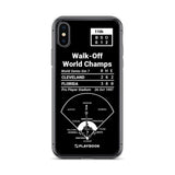 Greatest Marlins Plays iPhone Case: Walk-Off World Champs (1997)