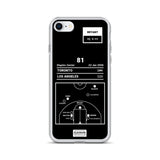 Greatest Lakers Plays iPhone Case: 81 (2006)