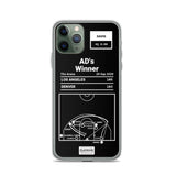 Greatest Lakers Plays iPhone Case: AD's Winner (2020)