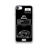 Greatest Lakers Plays iPhone Case: AD's Winner (2020)