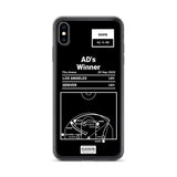 Greatest Lakers Plays iPhone Case: AD's Winner (2020)