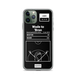 Greatest Heat Plays iPhone Case: Wade to 'Bron (2012)