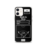 Greatest Heat Plays iPhone Case: Wade to 'Bron (2012)