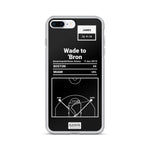 Greatest Heat Plays iPhone Case: Wade to 'Bron (2012)