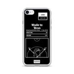 Greatest Heat Plays iPhone Case: Wade to 'Bron (2012)