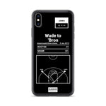 Greatest Heat Plays iPhone Case: Wade to 'Bron (2012)