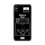 Greatest Heat Plays iPhone Case: Wade to 'Bron (2012)