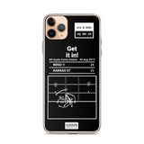 Greatest North Dakota State Football Plays iPhone Case: Get it in! (2013)