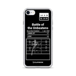 Greatest Ohio State Football Plays iPhone Case: Battle of the Unbeatens (1969)