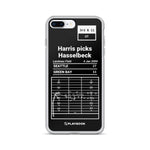 Greatest Packers Plays iPhone Case: Harris picks Hasselbeck (2004)