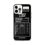 Greatest Packers Plays iPhone Case: Rodgers is MVP (2011)