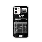 Greatest Patriots Plays iPhone Case: Perfect 16-0 (2007)