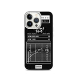 Greatest Patriots Plays iPhone Case: Perfect 16-0 (2007)