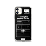 Greatest Patriots Plays iPhone Case: Turning the season around (2014)