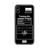 Greatest Patriots Plays iPhone Case: Turning the season around (2014)