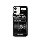 Greatest Eagles Plays iPhone Case: Concrete's game-ending tackle (1960)