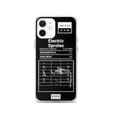 Greatest Chargers Plays iPhone Case: Electric Sproles (2009)