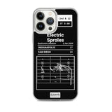 Greatest Chargers Plays iPhone Case: Electric Sproles (2009)