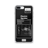 Greatest Chargers Plays iPhone Case: Electric Sproles (2009)