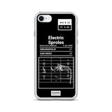 Greatest Chargers Plays iPhone Case: Electric Sproles (2009)