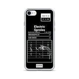 Greatest Chargers Plays iPhone Case: Electric Sproles (2009)