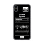 Greatest Chargers Plays iPhone Case: Electric Sproles (2009)