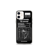 Greatest 49ers Plays iPhone Case: Rice breaks TD record (1994)