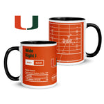 Greatest Miami Football Plays Mug: Wide Right I (1991)