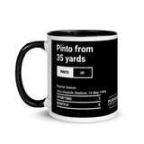 Greatest Benfica Plays Mug: Pinto from 35 yards (1994)