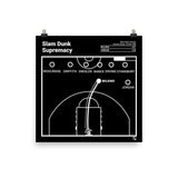 Greatest Hawks Plays Poster: Slam Dunk Supremacy (1985)